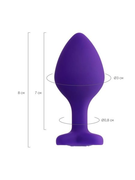 Anal Plug Diamond Heart - 7