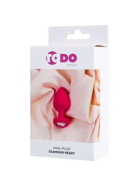 Anal Plug Diamond Heart - 6