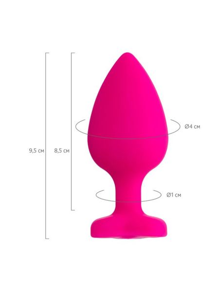 Anal Plug Diamond Heart - 8
