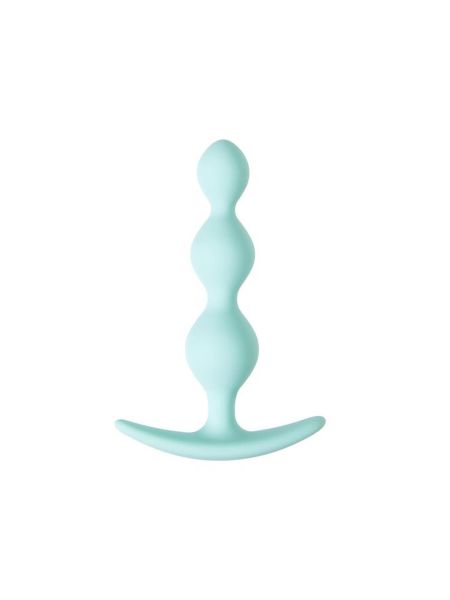 ToDo by Toyfa Anal plug Triple, silicone, mint, 10.5 cm, O 2.4 cm - 2