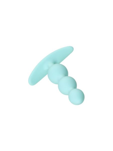 ToDo by Toyfa Anal plug Triple, silicone, mint, 10.5 cm, O 2.4 cm - 3