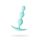ToDo by Toyfa Anal plug Triple, silicone, mint, 10.5 cm, O 2.4 cm