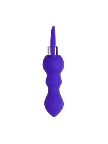 ToDo by Toyfa Anal plug Curvy, silicone, purple, 14 cm, O 3.2 cm - 3