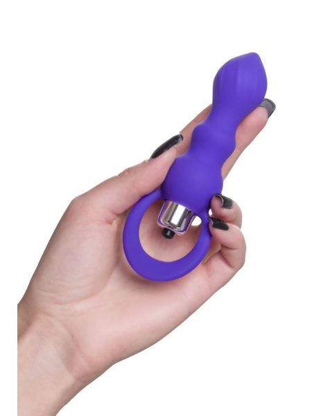 ToDo by Toyfa Anal plug Curvy, silicone, purple, 14 cm, O 3.2 cm - 6