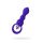 ToDo by Toyfa Anal plug Curvy, silicone, purple, 14 cm, O 3.2 cm