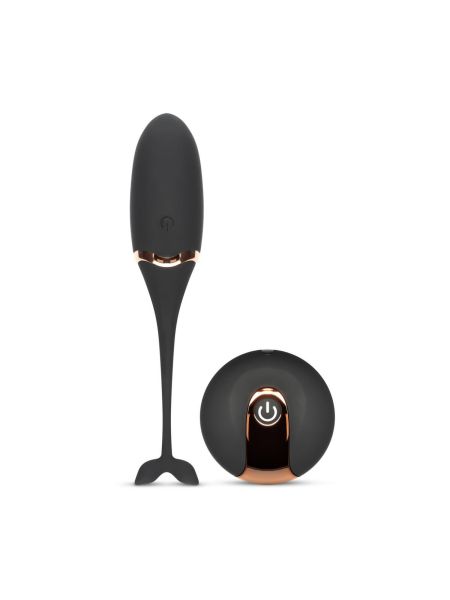 Luxurious Vibrating Egg w/ Remote Control - Black - 2