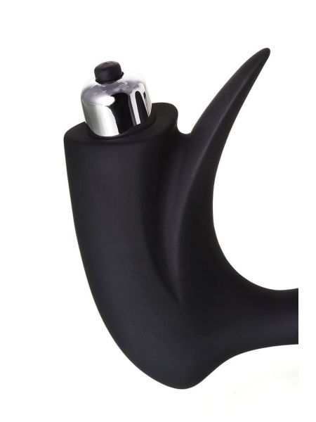 EROTIST First prostate stimulator, silicone, black, 14.4 cm - 9