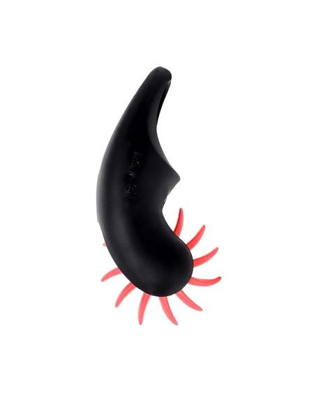 EROTIST Mill vibro ring, silicone, black, 8.5 cm, O 2.6 cm - 4