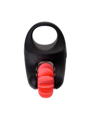 EROTIST Mill vibro ring, silicone, black, 8.5 cm, O 2.6 cm - image 2