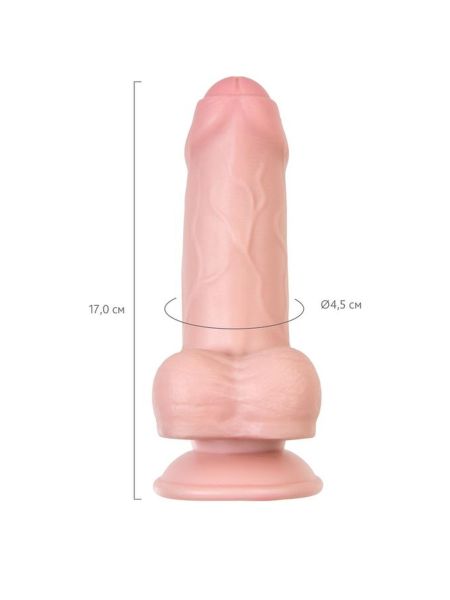 Dildo My babe by RealStick My Precious, flesh,TPE, 17cm - 8