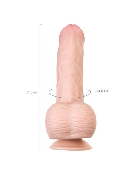 Dildo My babe by RealStick My Sweety, flesh,TPE, 21,5cm - 8