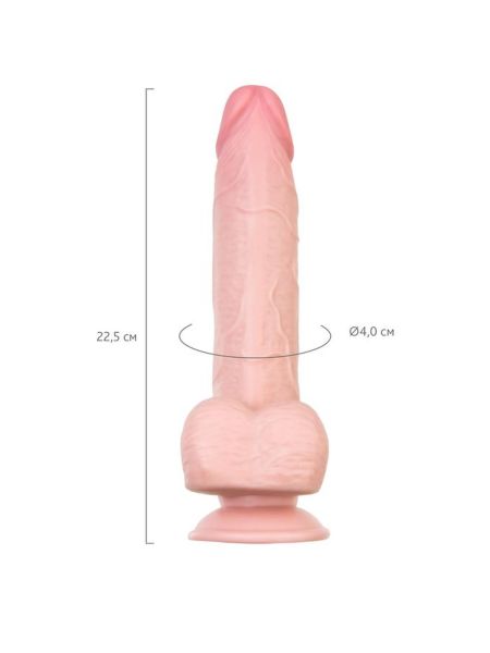 Dildo My babe by RealStick My Dear, flesh,TPE, 22,5cm - 9
