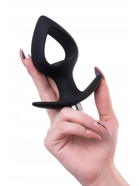 TOYFA POPO Pleasure Anal Plug Cordis M Vibro Black - 4