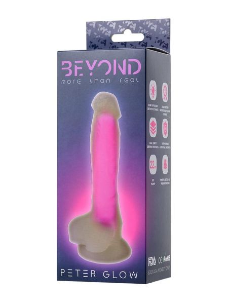 BEYOND BY TOYFA Peter Glow Pink 16,5cm - 7
