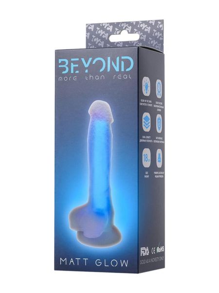 BEYOND BY TOYFA Matt Glow Blue 13cm - 7