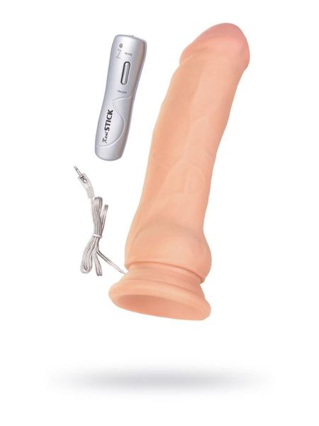 RealStick Elite, Vibrator on a suction cup, body, 7 vibration modes, 17 cm