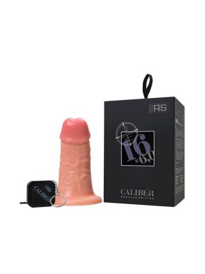 Realistic dildo Caliber 16/6 , PVC, flesh,  length 16cm, diameter 6cm