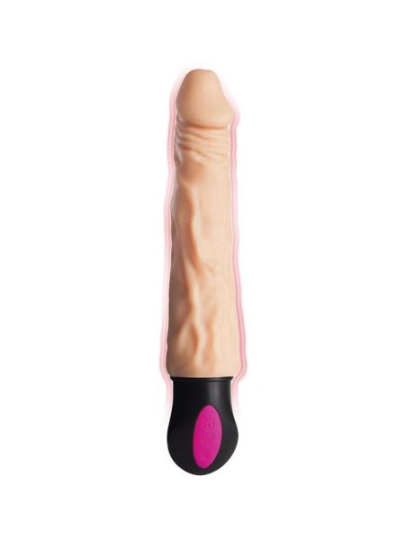 A-TOYS  Realistic Vibrator with heating, TPE, 12 Modes, bendable, recharble - 3