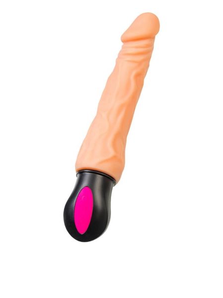 A-TOYS  Realistic Vibrator with heating, TPE, 12 Modes, bendable, recharble - 4