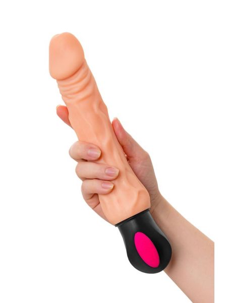 A-TOYS  Realistic Vibrator with heating, TPE, 12 Modes, bendable, recharble - 8