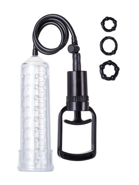 A-TOYS, Penis Pump, PVC, Transparent, 23.5 cm - 2