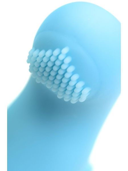 JOS DANKO, Finger vibrator for G-point stimulation, silicone, blue, 9.5 cm - 8