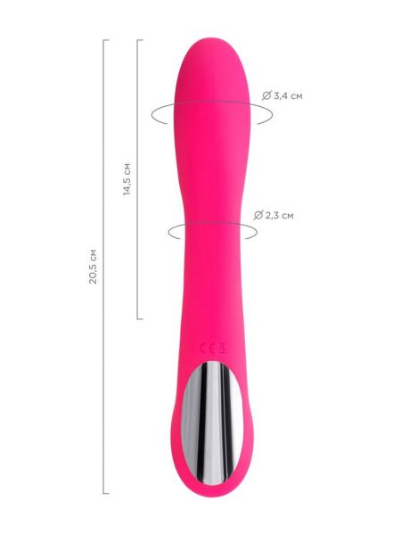 Unrealistic JOS Twig vibrator, 5 vibration modes, silicone, pink, 20.5 cm, O 3.4 cm - 10