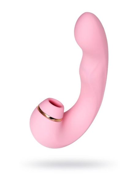 JOS Multifunctional clitoral stimulator JUNA, pink, 15 cm