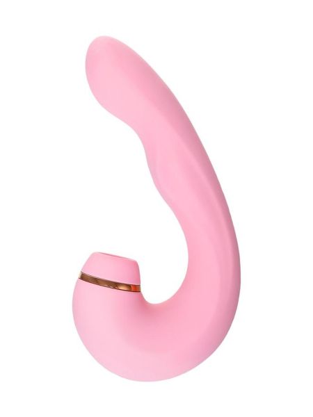 JOS Multifunctional clitoral stimulator JUNA, pink, 15 cm - 2