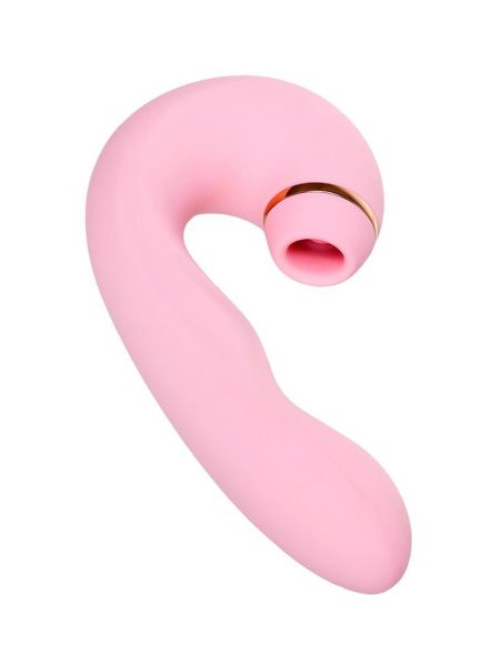 JOS Multifunctional clitoral stimulator JUNA, pink, 15 cm - 5