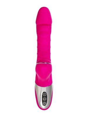 JOS Thrusting and sucking vibrator To-Frolly, silicone, pink, 21,5cm - image 2