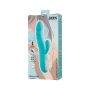 JOS Vibrator-rotator with clitoral stimulation JOS MERRY-SWI, silicone, blue, 20.7 cm - 12