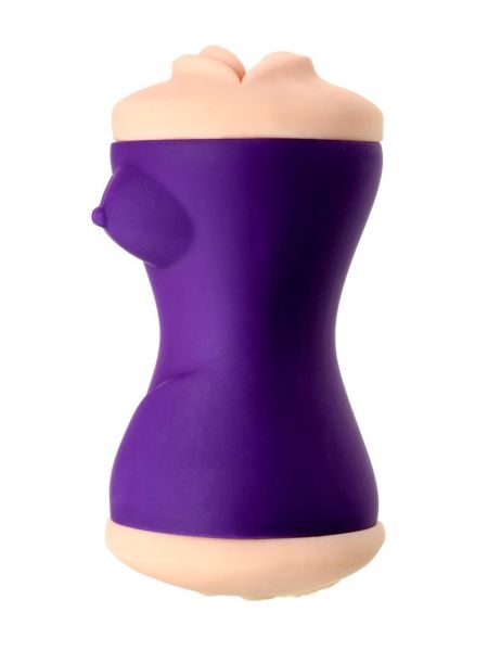 JOS YARA, Masturbator double-sided, TPR, fleshy, 17.5 cm - 3