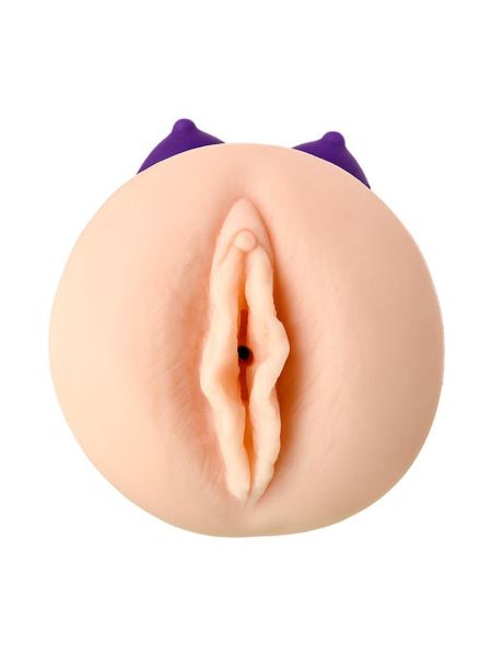 JOS YARA, Masturbator double-sided, TPR, fleshy, 17.5 cm - 7