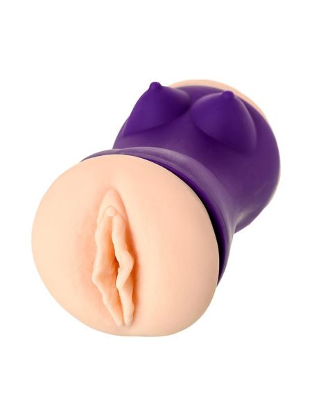 JOS YARA, Masturbator double-sided, TPR, fleshy, 17.5 cm - 8