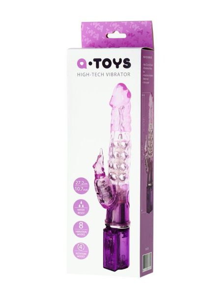 A-TOYS, Vibrator, 14 cm, 8 modes, TPE, ABS-plastic - 7