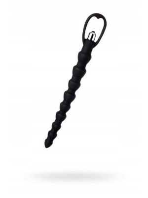A-TOYS, Anal Vibration Chain, Silicone, Black, 32,7 cm - image 2