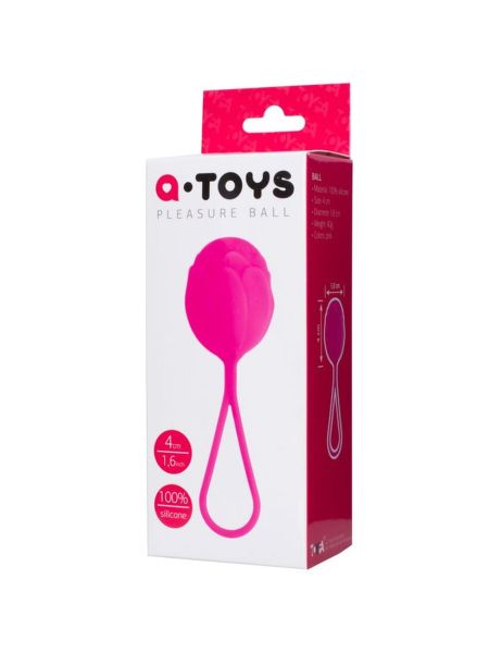 A-TOYS,Vaginal ball, Silicone, Pink, O 3.5 cm - 3