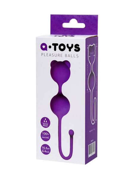 Pleasure balls A-Toys PURPLE - 4