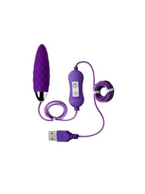 A-TOYS, Vibro egg 'Cony', with control panel, silicone, violet - image 2