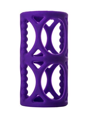 A-TOYS, Penis Sleeve, Silicone, Purple, 7.5 cm - image 2