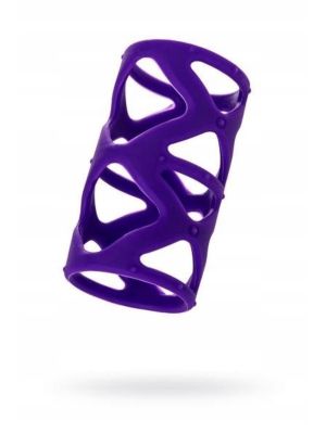 A-TOYS, Penis Sleeve, Silicone, Purple, 7.5 cm - image 2