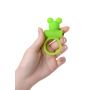 Cock ring A-Toys with vibro bullet; green - 5