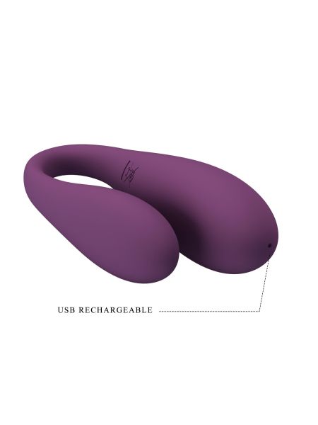 PRETTY LOVE - August, Mobile APP Long-distance Control 12 vibration functions, ABS Silicone, USB rechargeable - 15