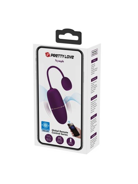 PRETTY LOVE - Nymph, 12 vibration functions Mobile APP Long-distance Control, ABS, 1 AAA battery - 11