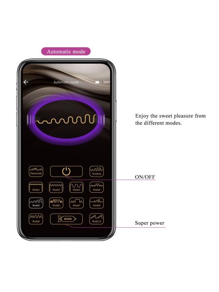 FRANZ, 10 vibration functions Mobile APP remote control - 15