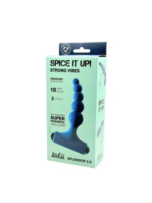 Anal Plug with Rechargeable Bullet Spice it Up Splendor 2.0
