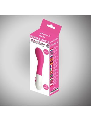 Chelsey g pink 20 cm silicone vibrating 10 speed
