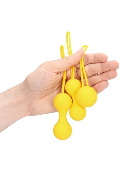 Kegel Ball Exercise Set - Lemonade Yellow - 12