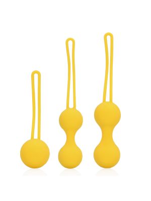 Kegel Ball Exercise Set - Lemonade Yellow